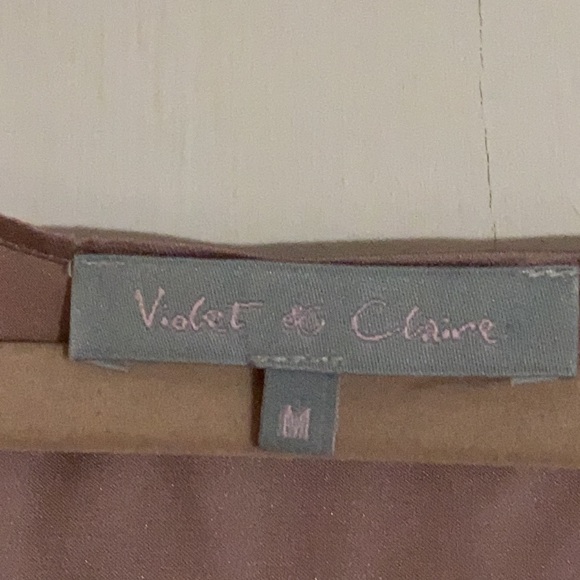Violet & Claire Rose Dress Blouse NWOT - Picture 5 of 5